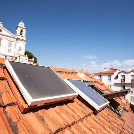 Alfama Ii, Eco-penthouse With French Balcony דירה ליסבון