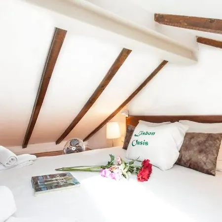 Alfama Ii, Eco-penthouse With French Balcony דירה ליסבון